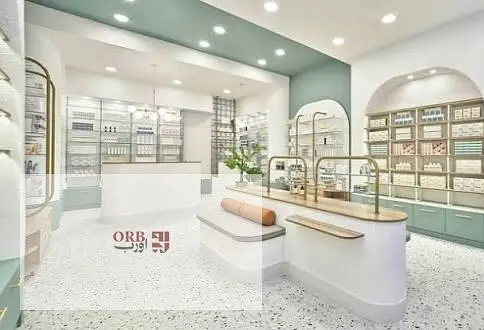 Pharmacy 84 sqm + 25 in New Cairo near 90 St & Nasr Rd, prime location, installments up to 6 years, strong investment. . - Widok 4