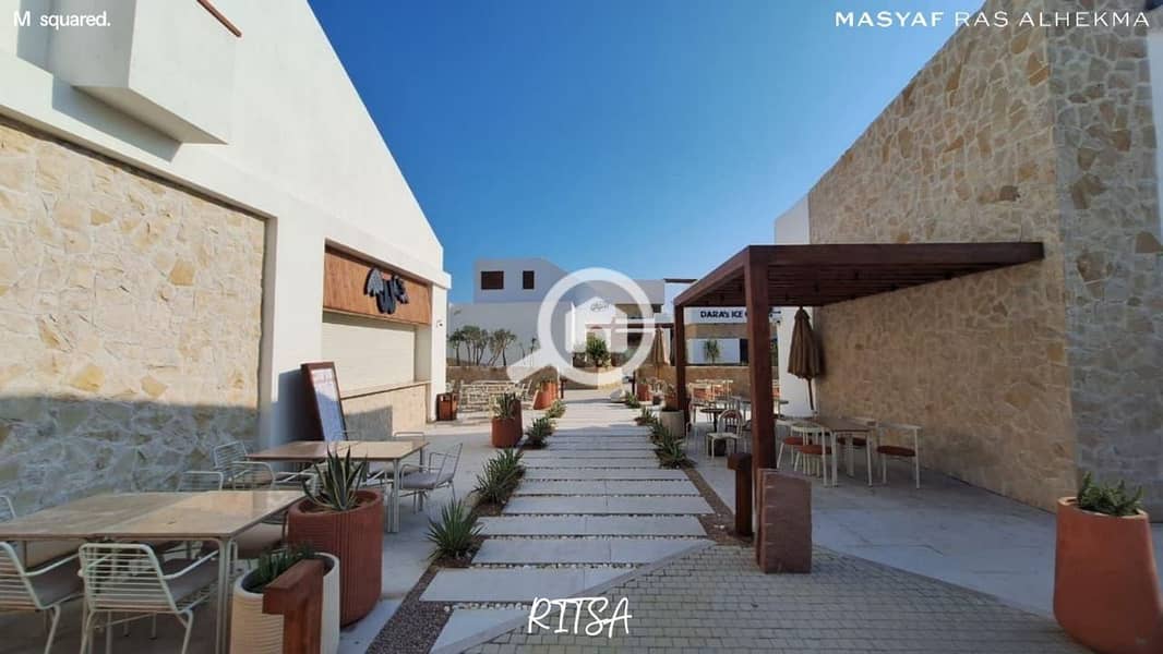 fully finished chalet for sale in El Masyaf with Prime Location in Ras El Hekma, North Coast - Więcej