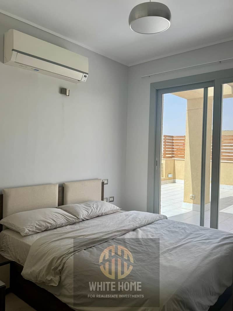 Penthouse fully furnished, for rent in village gate compound . “ palm hills “. new cairo . In front auc . Near to point 90 mall and all facilities . - Ansicht 5