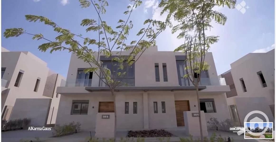 A villa with a private swimming pool ready to move in at Karma Gates in the best location in Sheikh Zayed next to Beverly Hills. - Bild 3