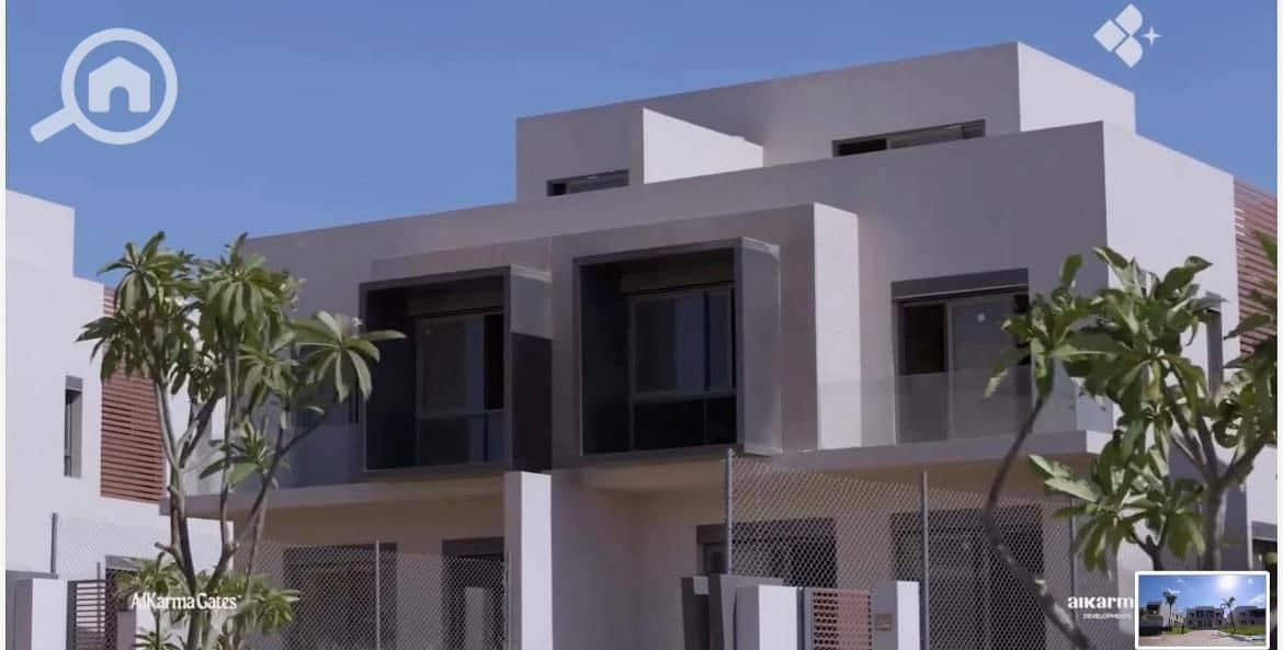 A villa with a private swimming pool ready to move in at Karma Gates in the best location in Sheikh Zayed next to Beverly Hills. - Bild 6