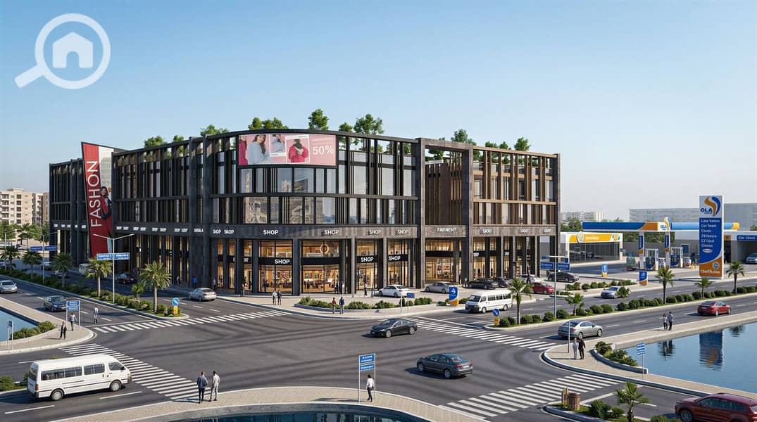 Office for sale in New Damietta in the services center of the third neighborhood directly on Al-Estad Street next to OLA Energy gas station, with an area of 40.60 sqm and a down payment of only 5%. - Ansicht 4