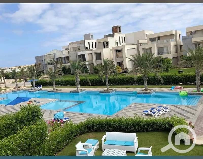 130m with garden and get immediate delivery fully finished chalet first row on the sea for sale in La Vista Ray Ain Sokhna near Porto Sokhna - Ansicht 5