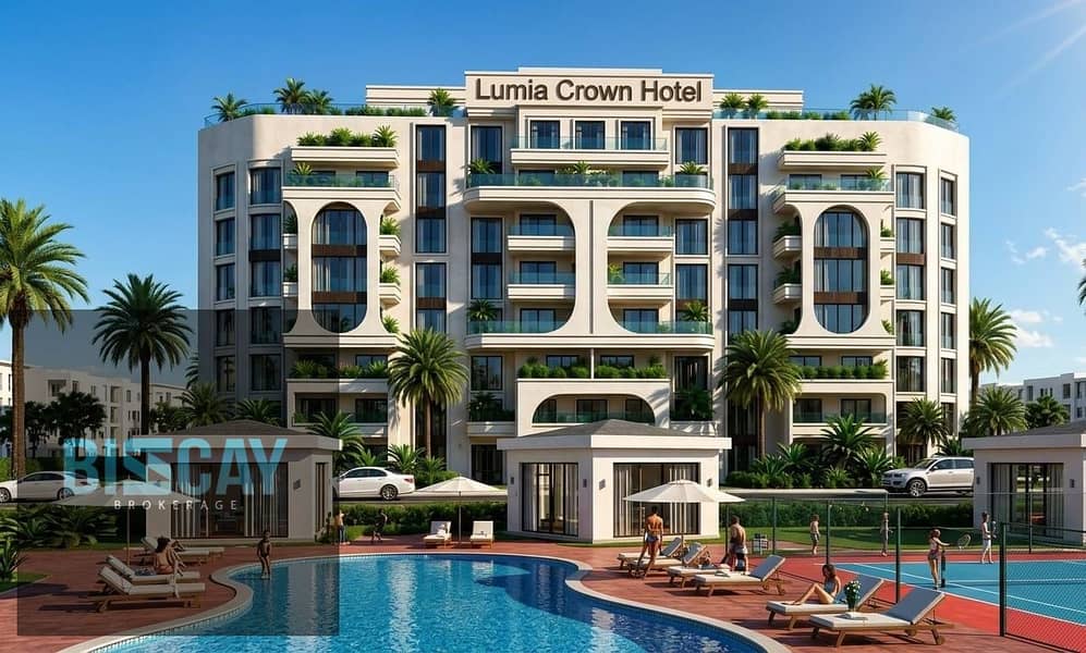 Your apartment with an open view of the lagoon in the first compound to feature a lagoon in R7, New Administrative Capital - Widok 5
