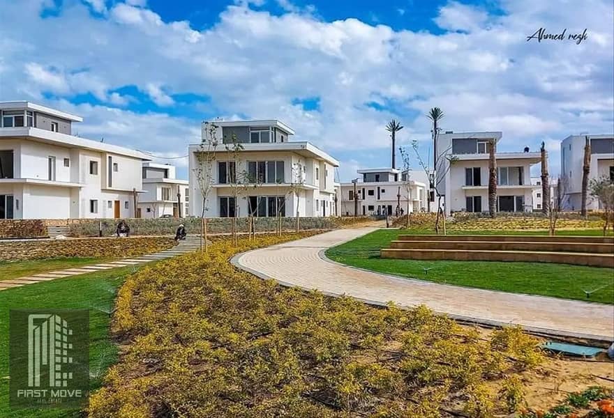 At a lower price, the largest corner villa available for immediate delivery, fully finished with a direct view of the lagoon in Mazarin, at a lower price than its current price in New Alamein. - Ansicht 3