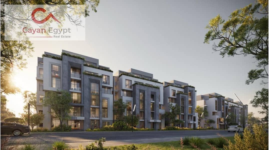 apartment for sale in The Brooks Compound, with installments over 10 years, , next to the new City Star Mall. - Mehr