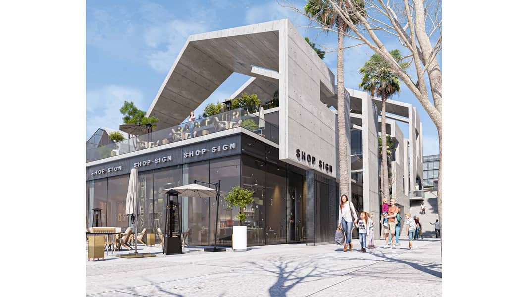 Invest now in a fully finished administrative office of 50 sqm in a distinguished location directly on Gamal Abdel Nasser Axis, designed by Raef Fahmy, with the strongest payment system beginning from only 260,000. - Aanzicht 5