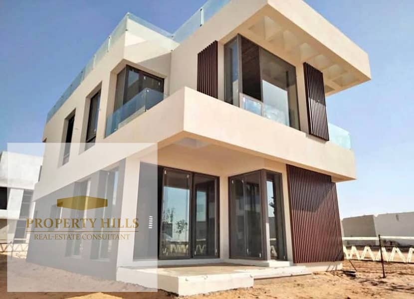 For serious buyers only – Corner Villa in The Crest Compound with a low down payment and installments over 8 years, located in one of the best locatio - Ansicht 2