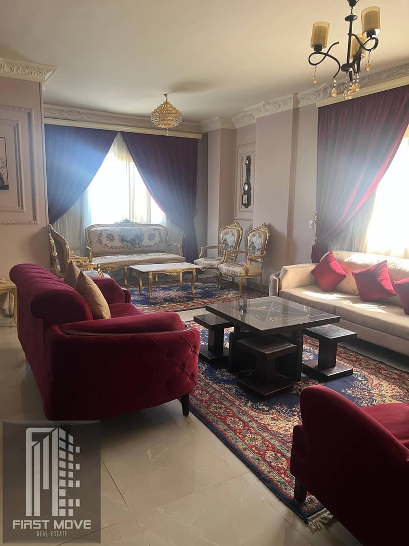 Fully finished apartment for sale, including kitchen units and parking, in a very distinctive location with an open view in Al-Banasij 6 Villas, New Cairo. - Ansicht 2
