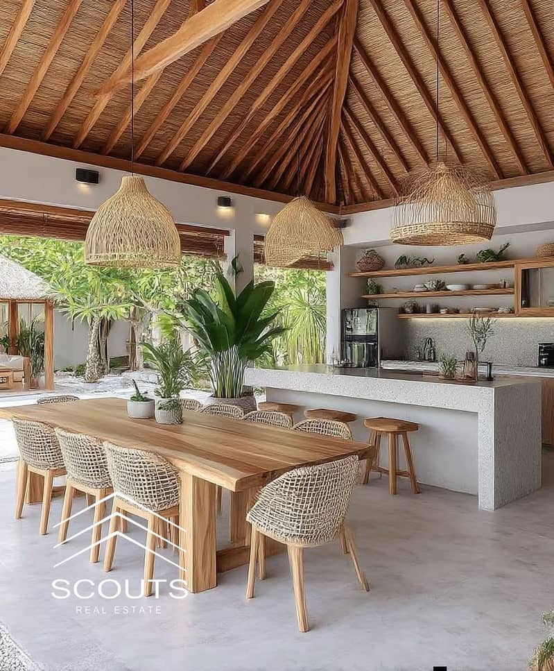 chalet garden located directly by sea available immediate handover fully finished sale La Vista Bay East Sidi Abdel Rahman Hacienda Mountain View – pohled 3