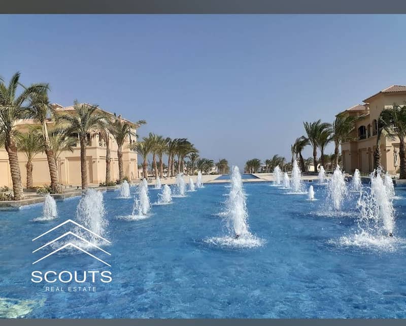 chalet garden located directly by sea available immediate handover fully finished sale La Vista Bay East Sidi Abdel Rahman Hacienda Mountain View – pohled 6