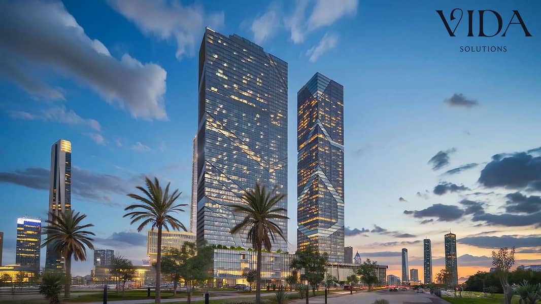 56m finished office with iconic tower view for sale at Taj Tower2 5% down payment and installments up to 15 years – pohled 3