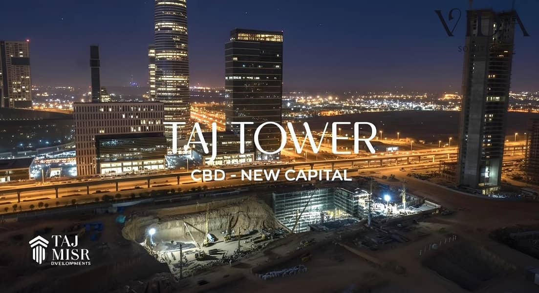 56m finished office with iconic tower view for sale at Taj Tower2 5% down payment and installments up to 15 years – pohled 5
