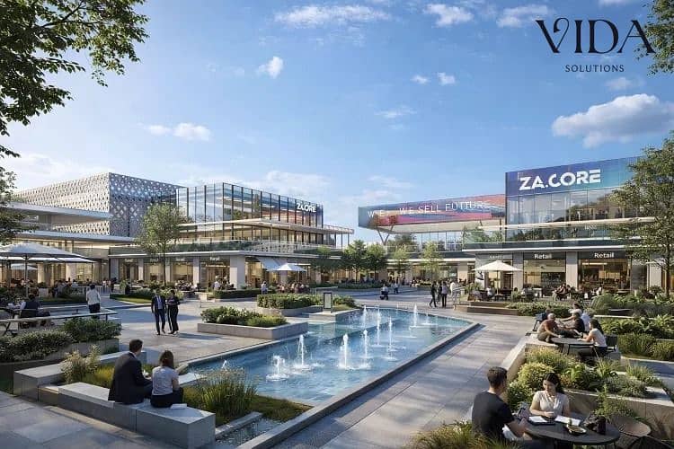 For sale Shop 47 sqm directly on Dahshur Link in Sheikh Zayed Za. Core Mall 5% down payment with installments up to 8 years - Ansicht 3