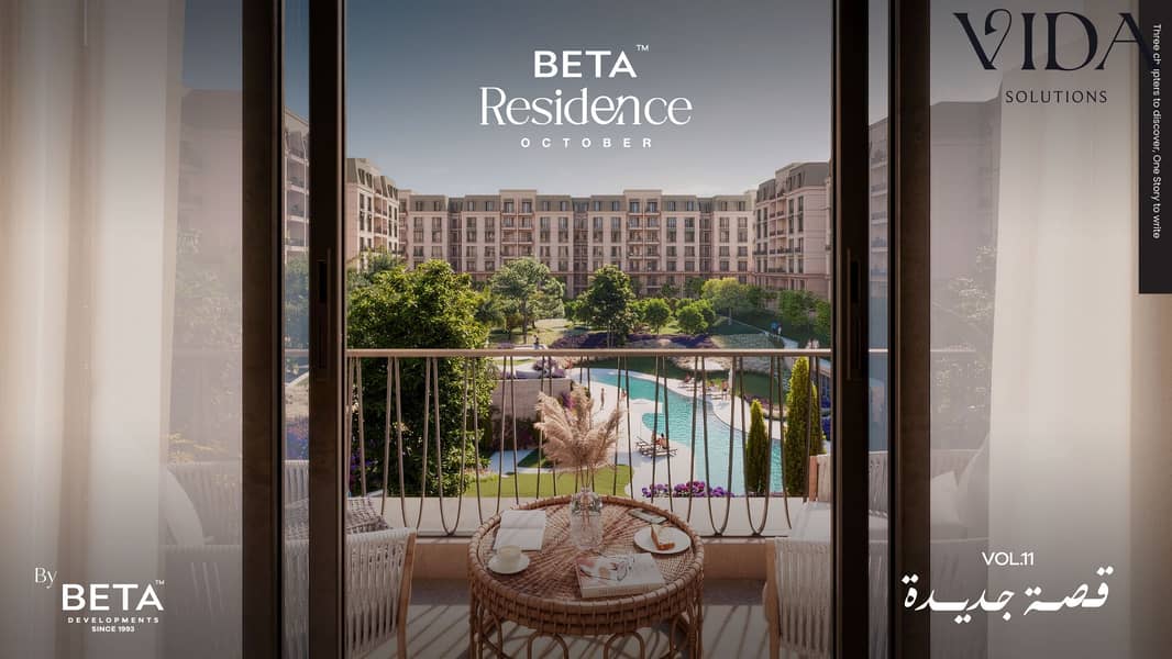 144m Apartment for sale in Beta residence compound in october with 10%Down payment and installments up to 8 years - Widok 3