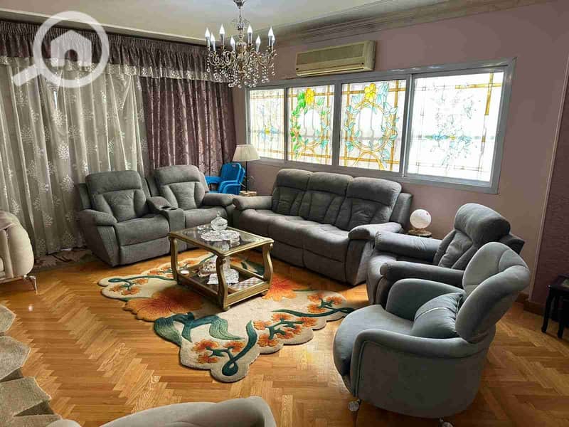 Apartment for sale in Heliopolis, 220 m, Khalifa Al-Mamoun, seventh floor, 2 elevators, 3 rooms, 2 bathrooms, reception with 4 sections. – pohled 6