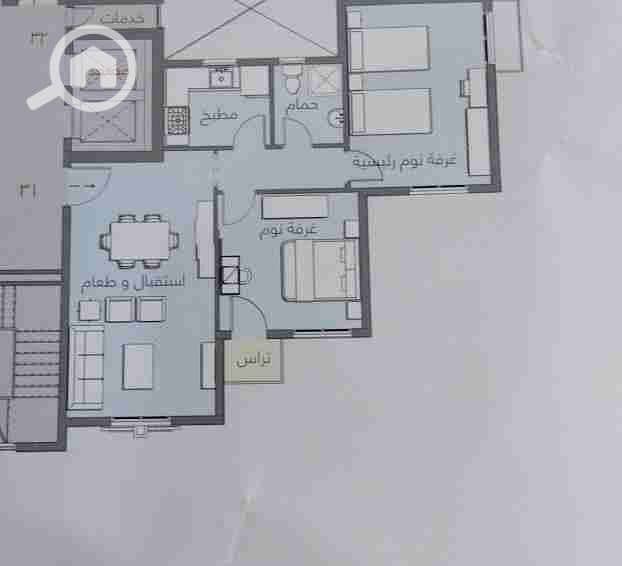 For sale in Celia Talaat Mustafa, an apartment of 101 square meters with a view that is not open. – pohled 3