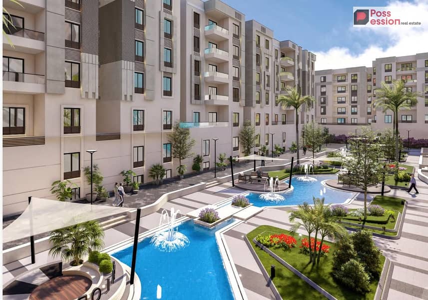 Ready to move hotel apartment for sale in Valore Sheraton fully finished including kitchen and central air conditioning, minutes from cairo airport – pohled 2