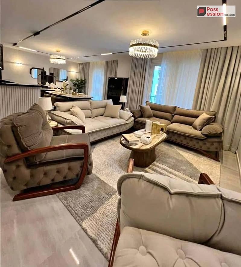 Ready to move hotel apartment for sale in Valore Sheraton fully finished including kitchen and central air conditioning, minutes from cairo airport – další