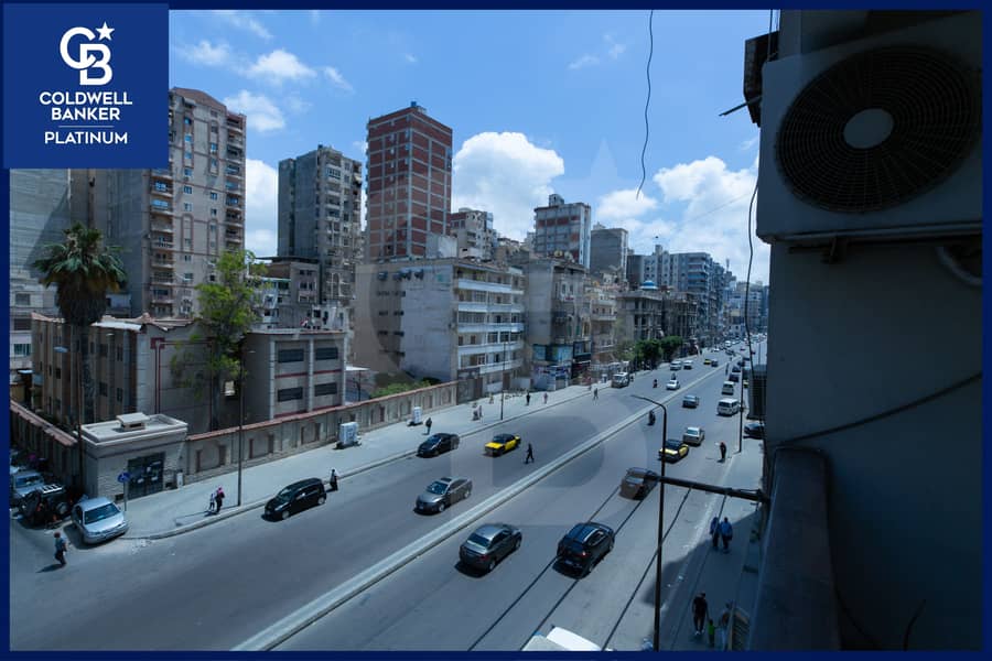 Furnished apartment for rent, 170m, Sporting (directly on Abu Qir Street) - Price: EGP 30,000/month-Immediate occupancy. - Aanzicht 3