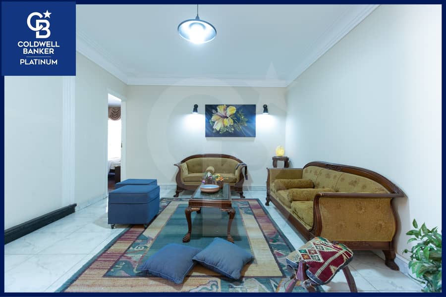 Furnished apartment for rent, 170m, Sporting (directly on Abu Qir Street) - Price: EGP 30,000/month-Immediate occupancy. - Aanzicht 4