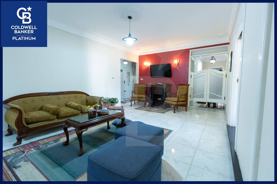 Furnished apartment for rent, 170m, Sporting (directly on Abu Qir Street) - Price: EGP 30,000/month-Immediate occupancy. - Aanzicht 5