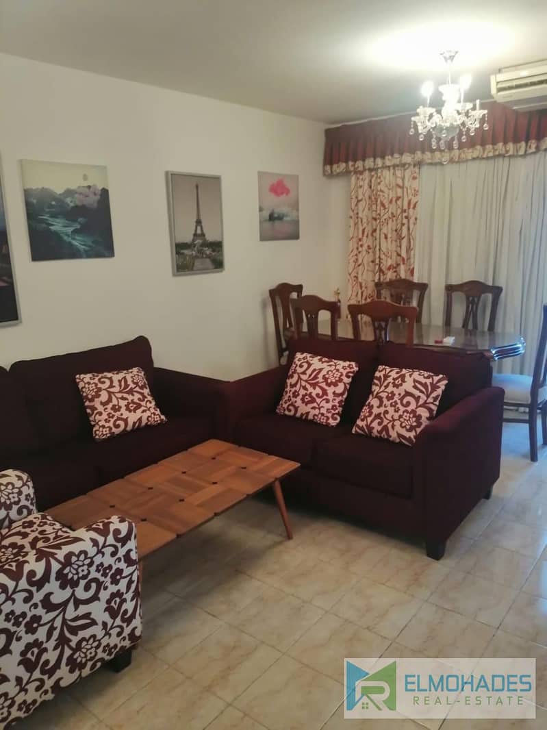 Furnished apartment for rent in Al Rehab great price, ready to move in, prime location close to all services, a rare opportunity - Vista 3