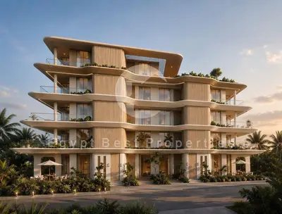 10 YRS INST NEW LAUNCH LOWEST PRICE 2 BEDROOMS FOR SALE IN PALM HILLS RAS ELHEKMNA NORTH COAST MODON LAND
