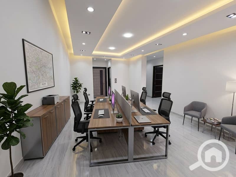 A distinguished 160m administrative headquarters ultra-modern air-conditioned for rent on the main ring road directly in front of Carrefour. – pohled 2