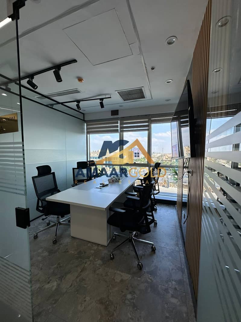Office for Rent in North Plus oposite to water way 2 in New Cairo 466 SQM Fully Finished - Widok 5