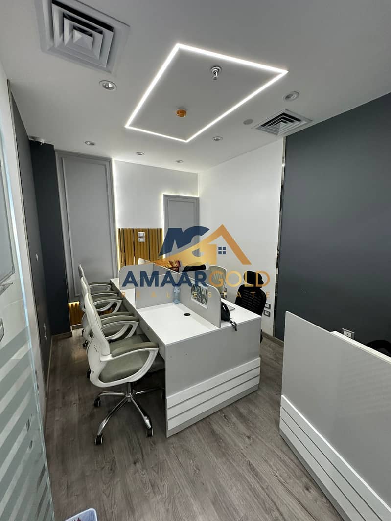Office for Rent in North Plus oposite to water way 2 in New Cairo 466 SQM Fully Finished - Widok 6