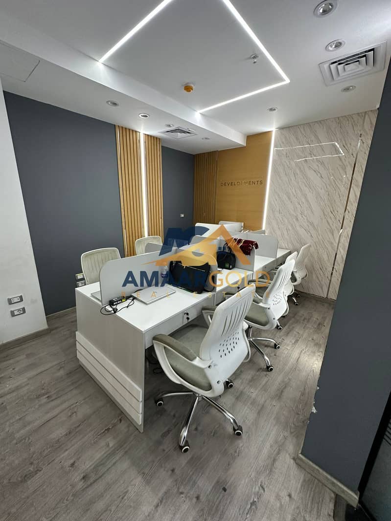 Office for Rent in North Plus oposite to water way 2 in New Cairo 466 SQM Fully Finished - Więcej