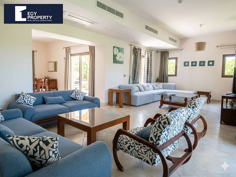 Fully Furnished Twinhouse villa For Sale in Marassi North Coast with attractive price – pohled 3
