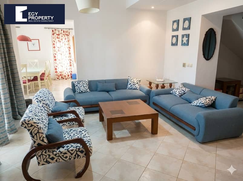 Fully Furnished Twinhouse villa For Sale in Marassi North Coast with attractive price – pohled 4