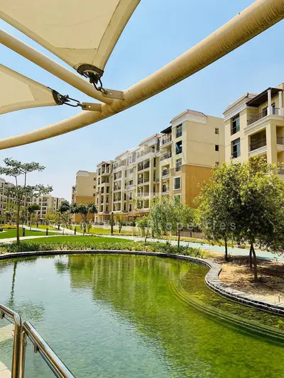For Sale Own your apartment at the lowest price on the market, with no down payment and easy installments in Sarai Compound, New Cairo.