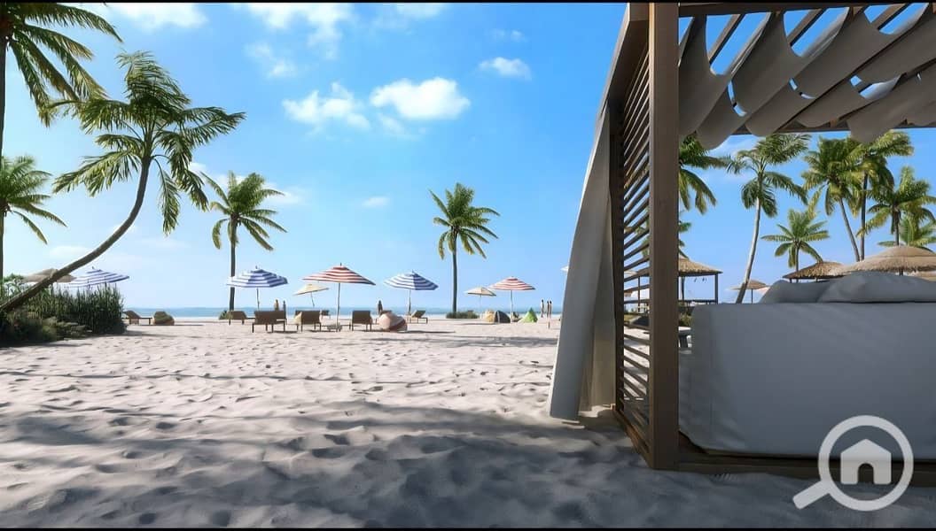 Direct lagoon View Chalet For Sale In SHAMASI prime location North Coast Sidi Abdel Rahman next to Marassi - Aanzicht 4