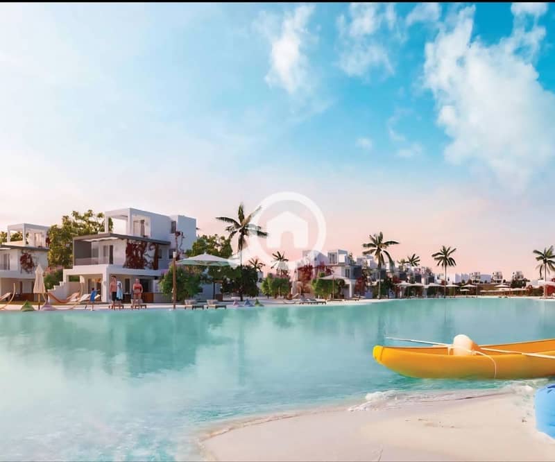 Direct lagoon View Chalet For Sale In SHAMASI prime location North Coast Sidi Abdel Rahman next to Marassi - Aanzicht 6