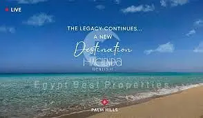 New Launch Palm Hills Hacienda Ras El Hekma | Sea View Chalet Finished For Sale with Only 5% Down Payment