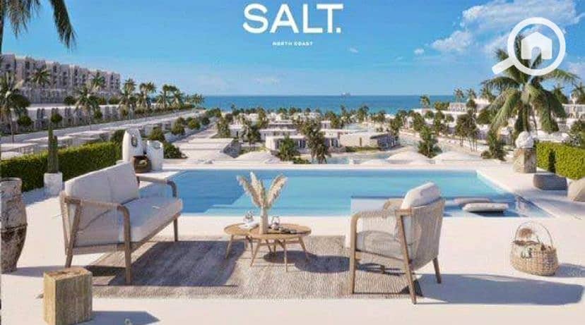 Fully finished chalet with garden and lagoon view for sale in Salt, Ras El Hekma, North Coast. – pohled 4