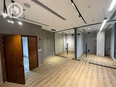 Distinctive 70 sqm ultra-modern air-conditioned office for rent in the strongest location in District 5, New Cairo.