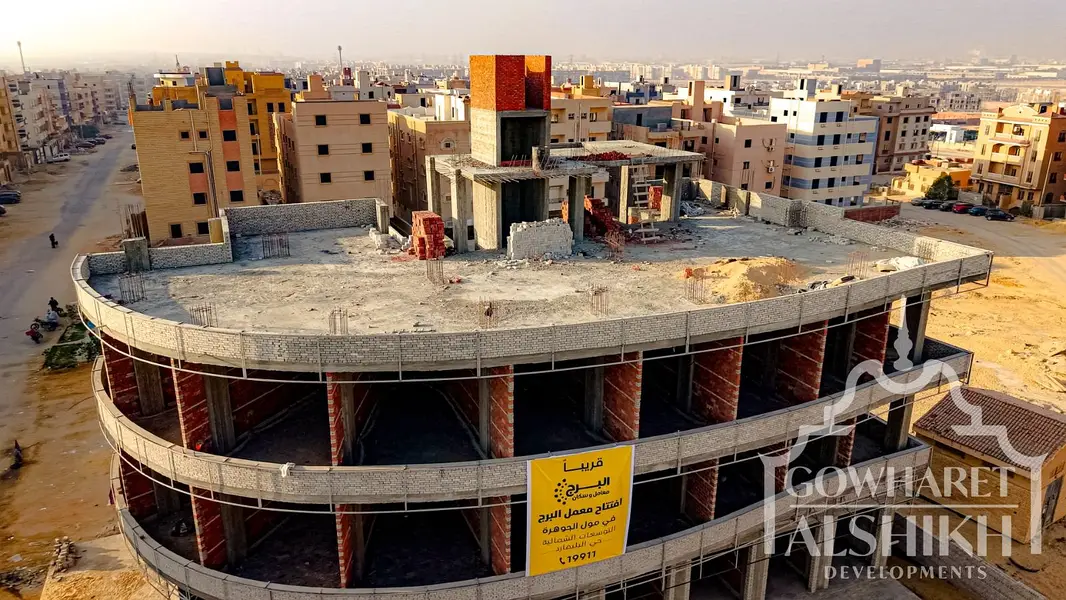 Shop for sale, 43 sqm, corner unit with a frontage, in the first commercial zone at Al Gawhara Mall, Northern Expansions, 6th of October City. – pohled 4