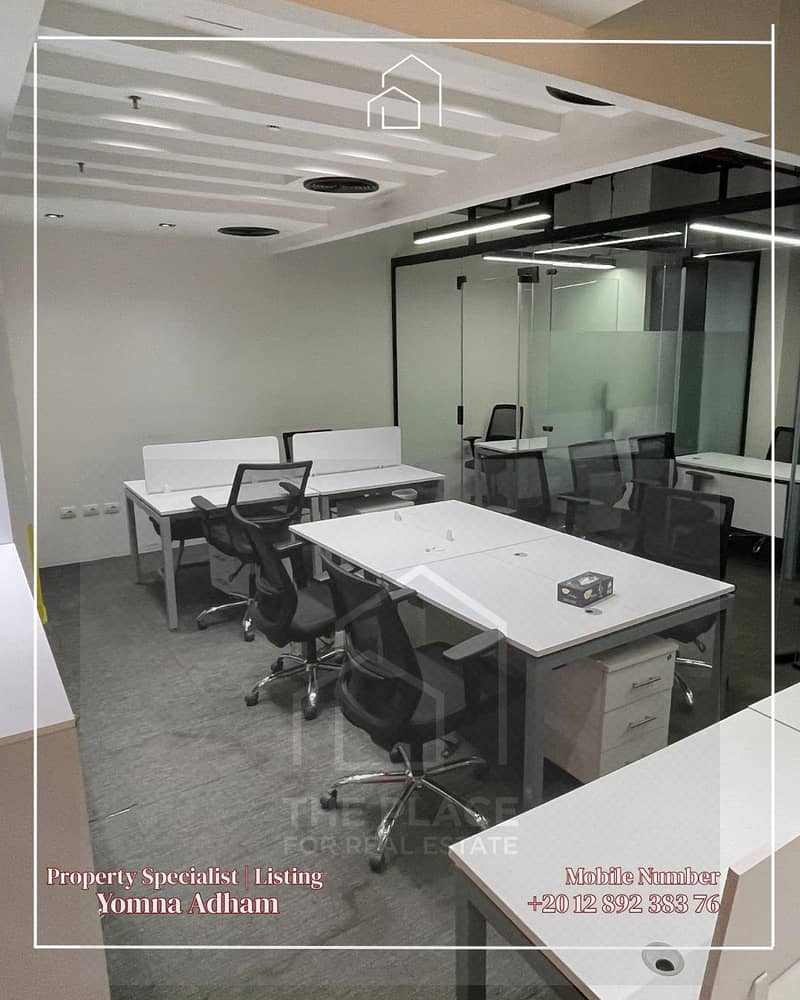 Furnished Office For Sale | Park Street | 88m | Direct Mehwar View | From Owner | EGP 16M – pohled 3