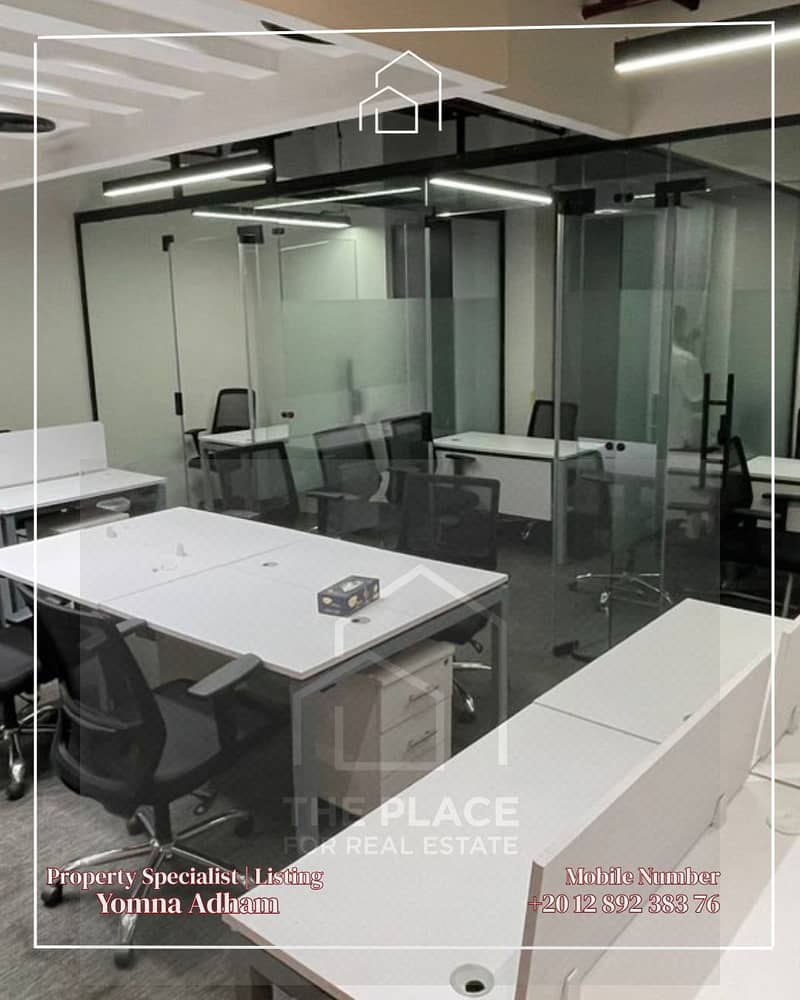 Furnished Office For Sale | Park Street | 88m | Direct Mehwar View | From Owner | EGP 16M – pohled 4