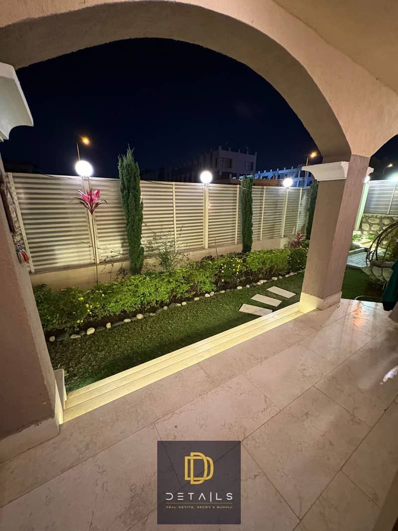 Ground floor apartment with a garden behind the mosque, including a kitchen and 5 air conditioners. Hotel-style finishing. Located in the largest gard – pohled 3