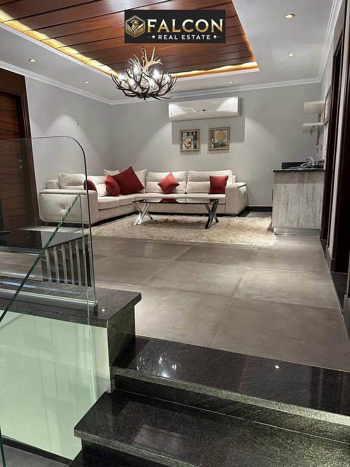ready to move chalet for sale with sea view 100% & fully finished 3 minutes to ilmonte galala in la vista 6 al ain al sokhna - Widok 5