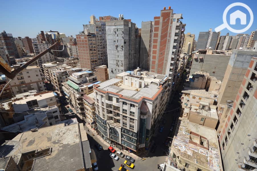Apartment For Sale 200m, Omar Zafan (off La Gaite Street) – Ibrahimiyya – 10/14th floor – direct street view – full meters – 2 elevators. - Fler