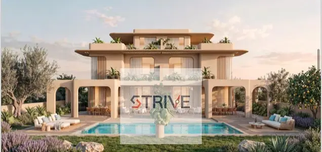 Chalet with a sea view and fully finished with ACs for sale with only 5% DP and installments over 10 years in a prime location in Hacienda