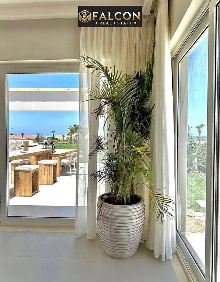 At the lowest price, an apartment for sale, 145 square meters (immediate receipt), with a sea view in the heart of New Alamein City - Mehr