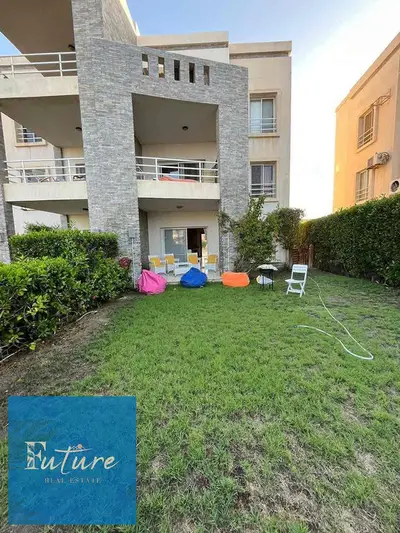 Chalet for sale – Amwaj 3 bedrooms Ground floor with garden Direct pool view Amwaj North Coast