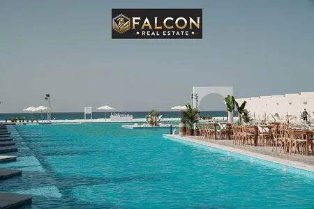 Receive your finished with AC's+ Kitchen chalet full sea view prime location in the heart of Ras El Hekma with installments at Direction white